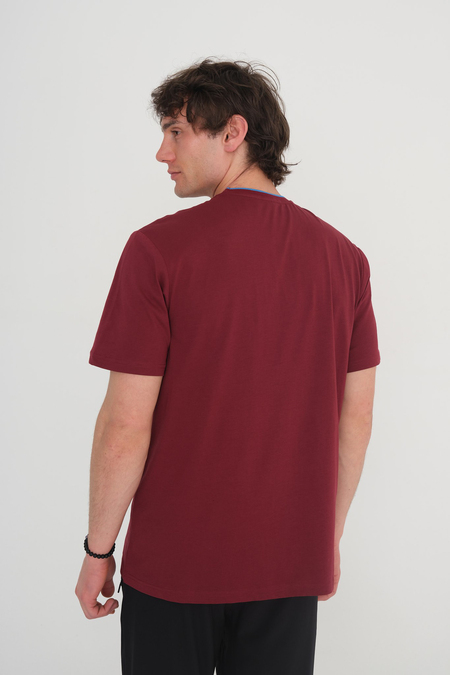 TSHIRT BİSİKLET YAKA CEPLİ