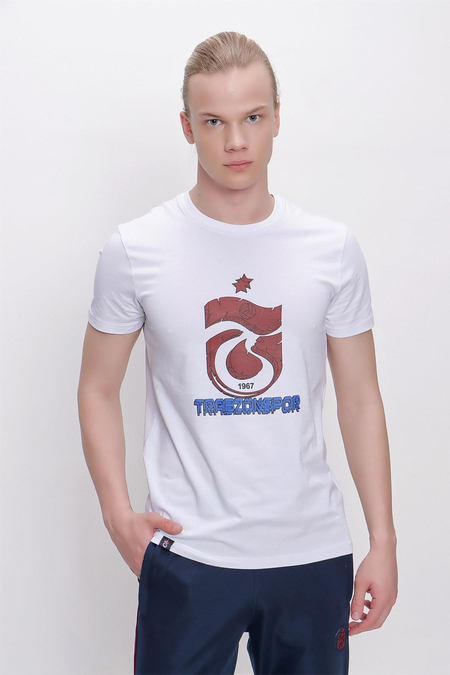 TSHİRT BİSİKLET YAKA LOGO TRABZONSPOR BASKILI