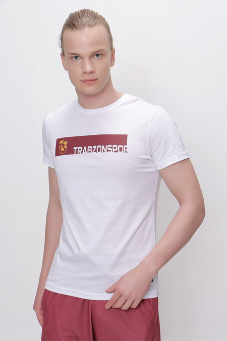 TSHİRT BİSİKLET YAKA LOGO TRABZONSPOR BASKILI