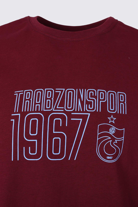 TSHİRT BİSİKLET YAKA TRABZONSPOR LOGO BASKILI