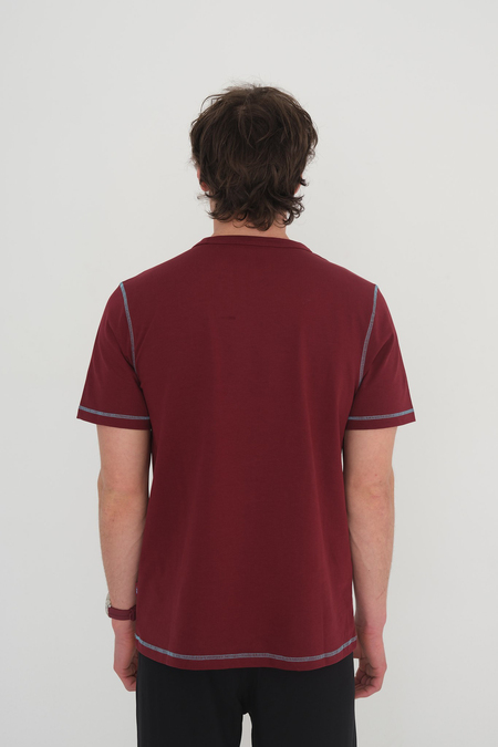 TSHIRT OMUZ VE KOLLARI ZİNCİR DİKİŞLİ