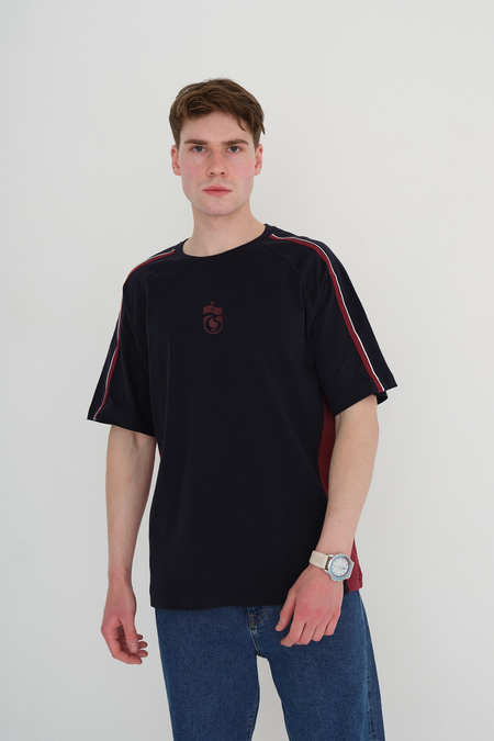 TSHIRT OMZU ÇİFT ÇİZGİLİ