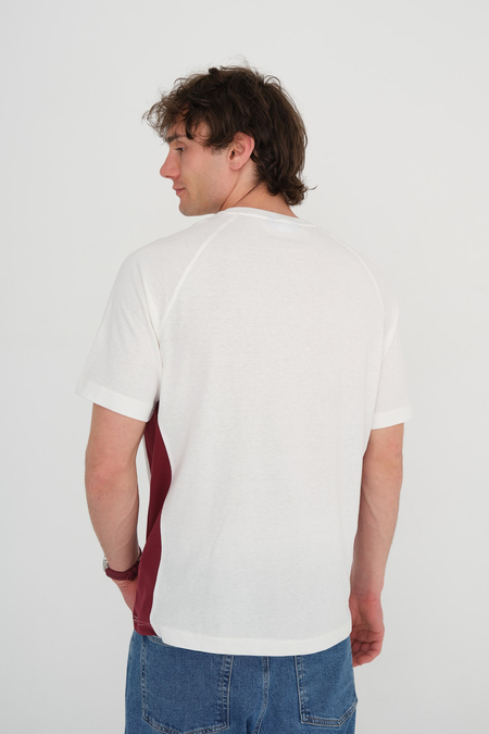 TSHIRT OMZU ÇİFT ÇİZGİLİ