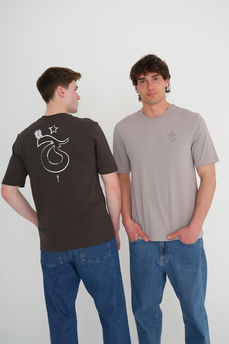 TSHIRT SIRTI LOGO VE KRAMPON BASKILI