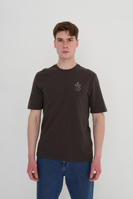 TSHIRT SIRTI LOGO VE KRAMPON BASKILI