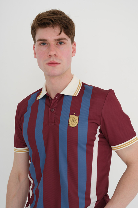 TSHIRT POLO YAKA  GOLD DETAYLI