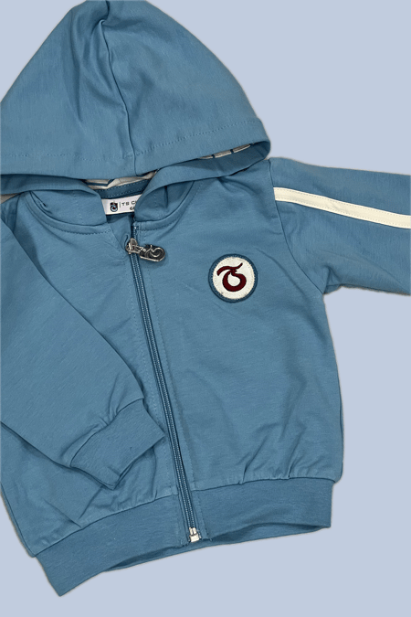ÜÇLÜ TAKIM KAPŞONLU SWEATSHIRT+TSHIRT+EŞOFMAN ALT