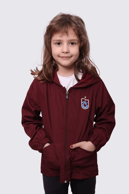 YAĞMURLUK FERMUARLI LOGO NAKIŞLI