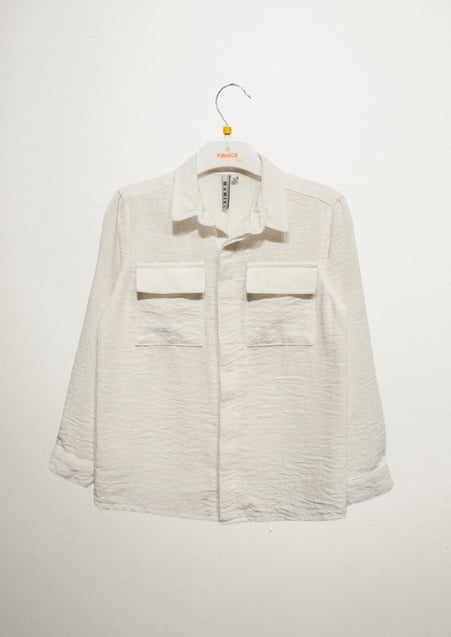 Boys Linen Blend Long Sleeve Shirt Ages 1–5 – 125146