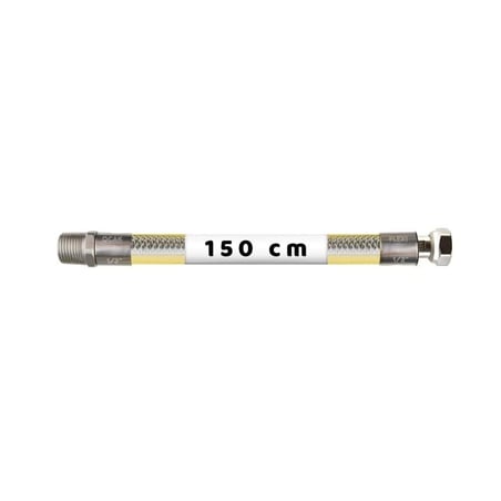 150 cm Doğalgaz Flexi Ocak Bağlantı Hortumu 1/2x1/2