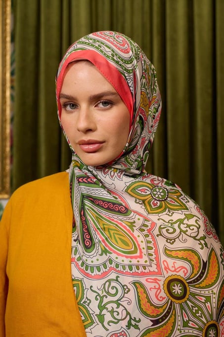 Marrakech Koleksiyon Soft Şal Pembe Somon 3048-07