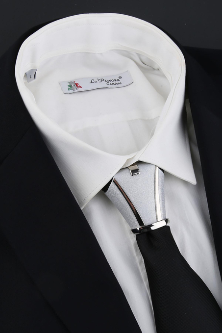 Açık Gri Kravat Düğüm Aksesuarı TKC20