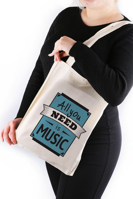 All You Need Is Music Bez Çanta 30*40 Tote Bag TOT45