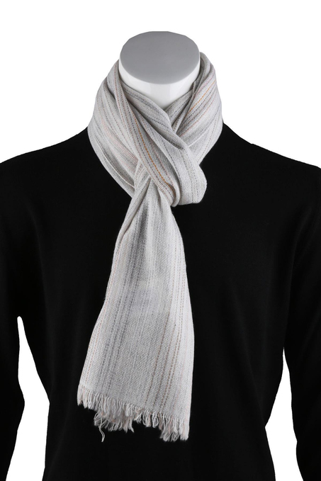 Barrington Style Kemik Renk Cashmere Kaşkol K460
