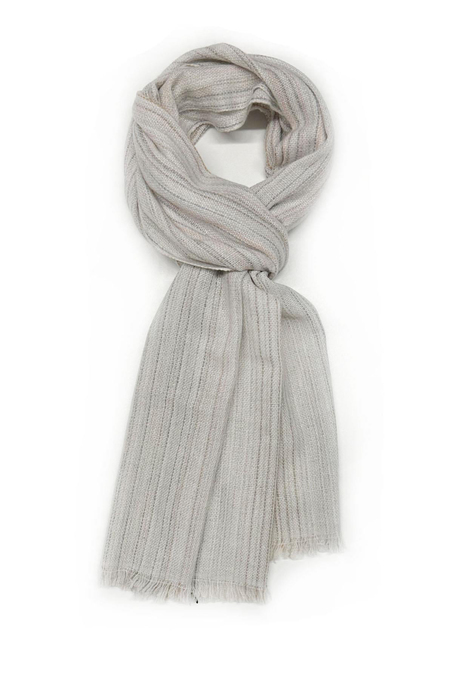 Barrington Style Kemik Renk Cashmere Kaşkol K460