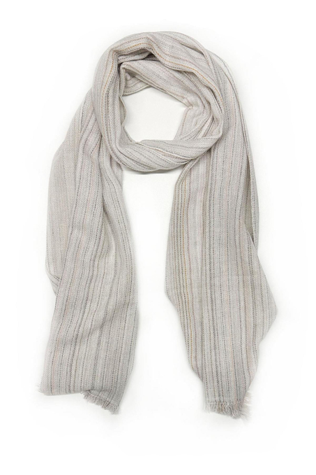 Barrington Style Kemik Renk Cashmere Kaşkol K460