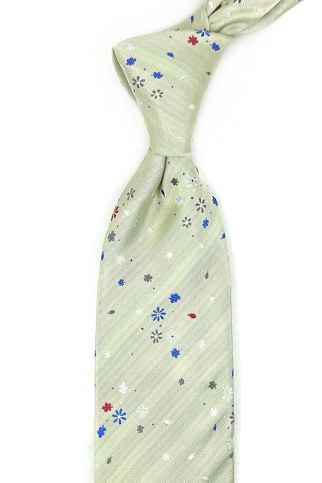 Barumini Style Nefti Yeşil İtalyan İpek Kravat İK2041