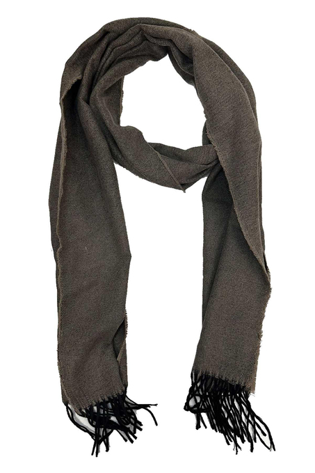 Bej Düz Erkek Kaşkol K628