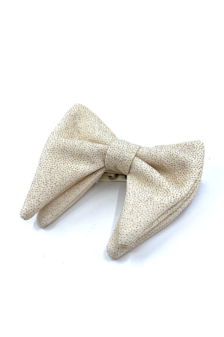 Bej Simli Büyük Damatlık Papyon P1699