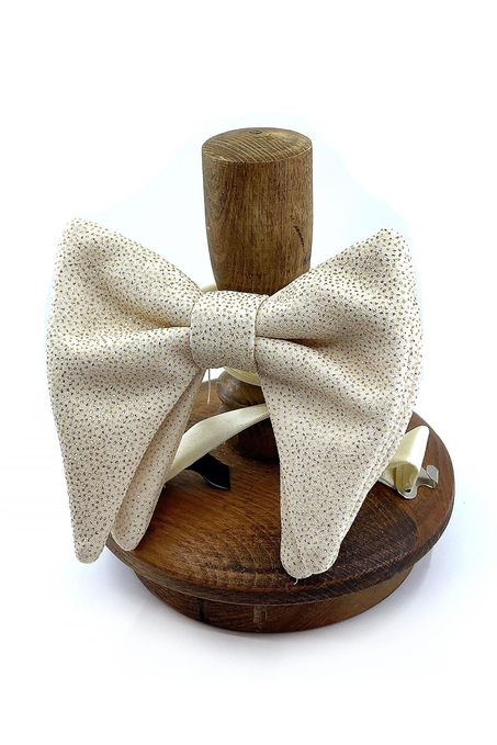 Bej Simli Büyük Damatlık Papyon P1699