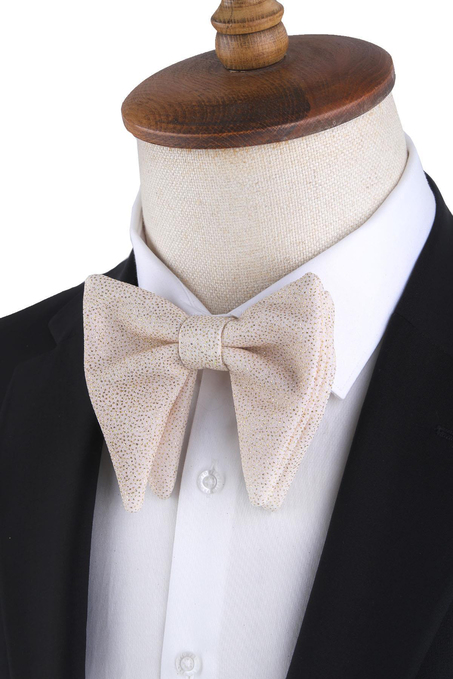 Bej Simli Büyük Damatlık Papyon P1699