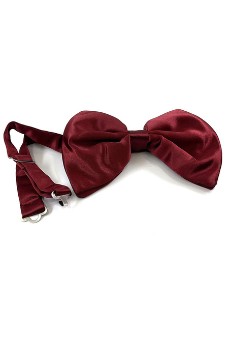 Bordo Büyük Saten Papyon SP37