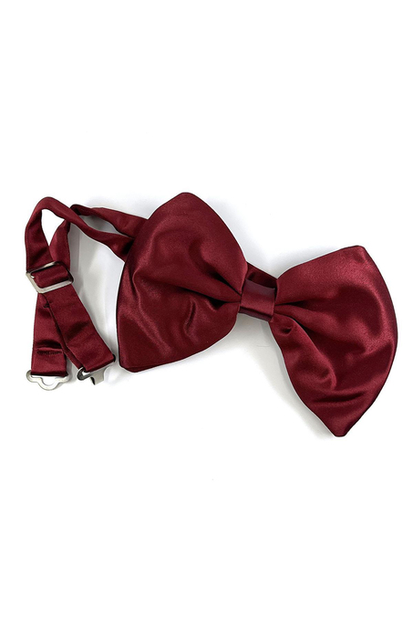 Bordo Büyük Saten Papyon SP37