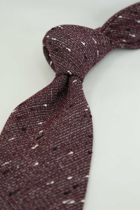 Bordo Klasik Keten Kravat KK13850