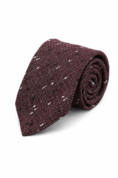 Bordo Klasik Keten Kravat KK13850