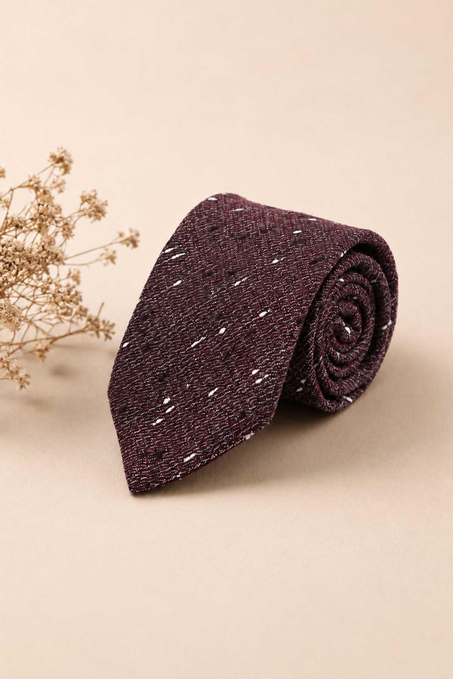 Bordo Klasik Keten Kravat KK13850