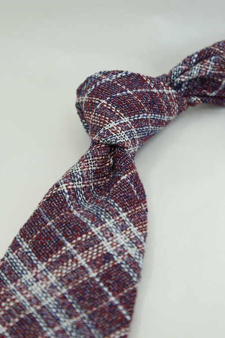 Bordo Klasik Keten Kravat KK13854