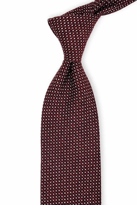 Bordo Klasik Keten Kravat KK13881