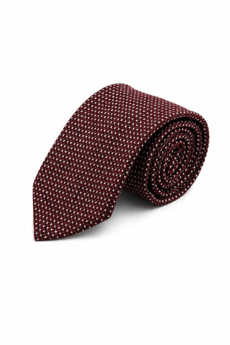 Bordo Klasik Keten Kravat KK13881