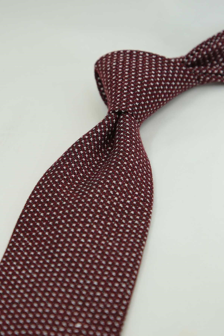Bordo Klasik Keten Kravat KK13881