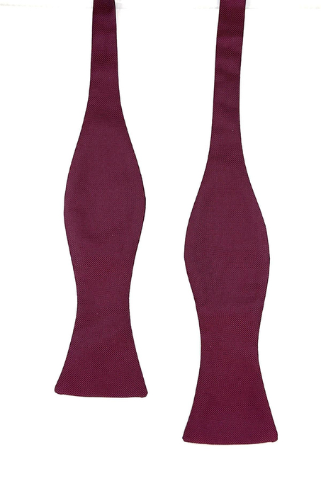 Bordo Nokta Desen Açık Papyon AP187
