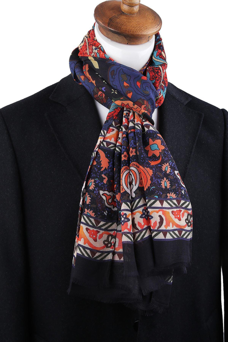 Broome Style Çok Renkli İtalyan Modal Kaşkol MDL07