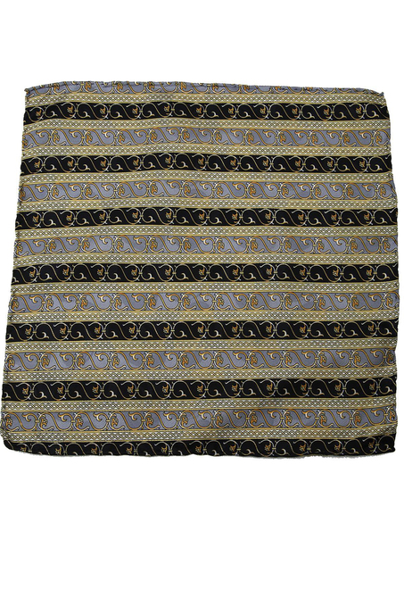 Çok Renkli Motif Baskılı İpek Mendil SPS388