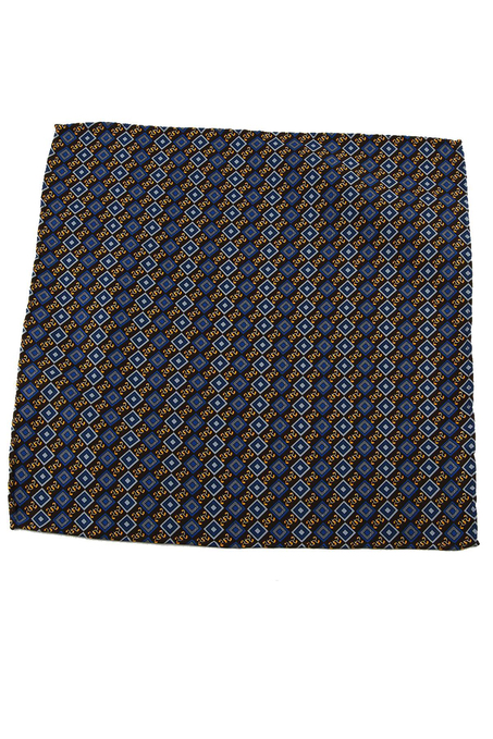 Çok Renkli Motif Baskılı İpek Mendil SPS222