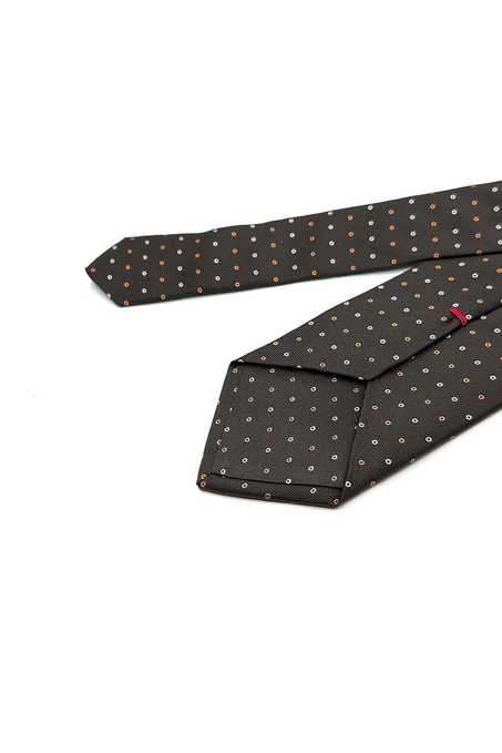 Fiorino Style Kahverengi İtalyan İpek Kravat İK2213