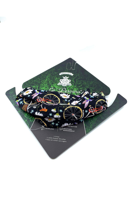 Floral Bike Siyah Bandana BND52