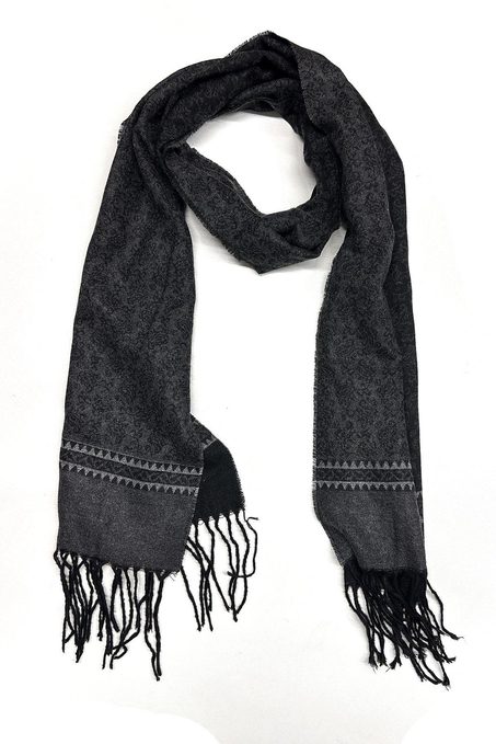 Füme Motif Desen Erkek Kaşkol K519