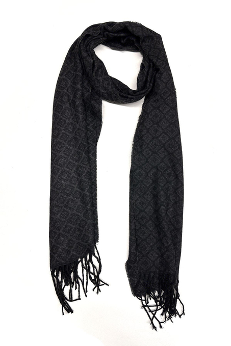 Füme Motif Desen Erkek Kaşkol K540