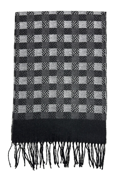 Füme Motif Desen Erkek Kaşkol K563