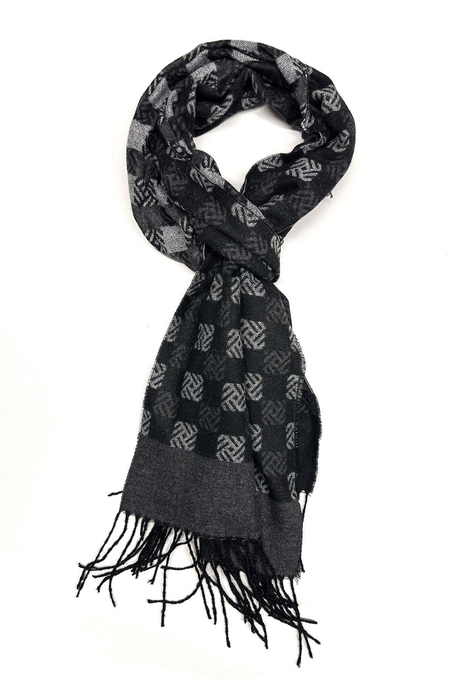 Füme Motif Desen Erkek Kaşkol K563