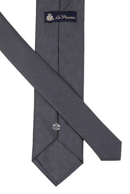 Füme Nokta Desen Mendilli Klasik Kravat KK4154