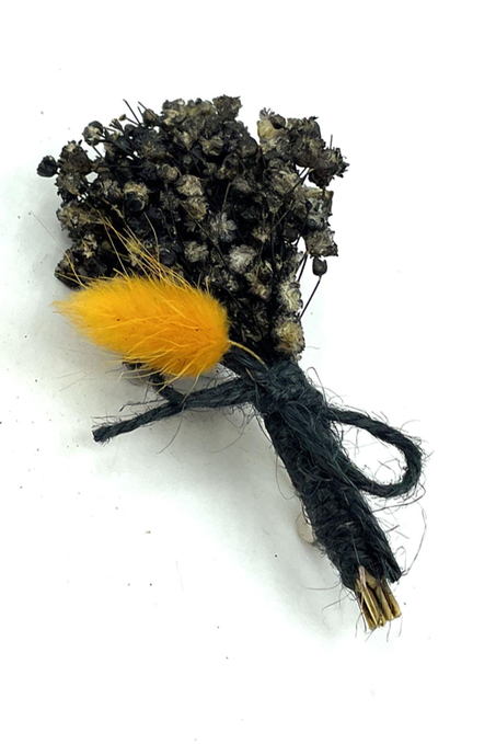 Füme - Sarı Renk Kurutulmuş Damat Yaka Çiçeği YC578