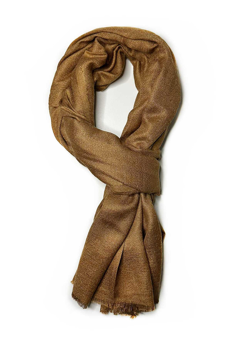 Gold Düz Unisex Şal Kaşkol K636