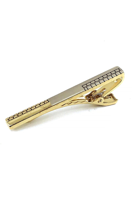 Gold Renk Tekerlek Desen Kravat İğnesi KIY674