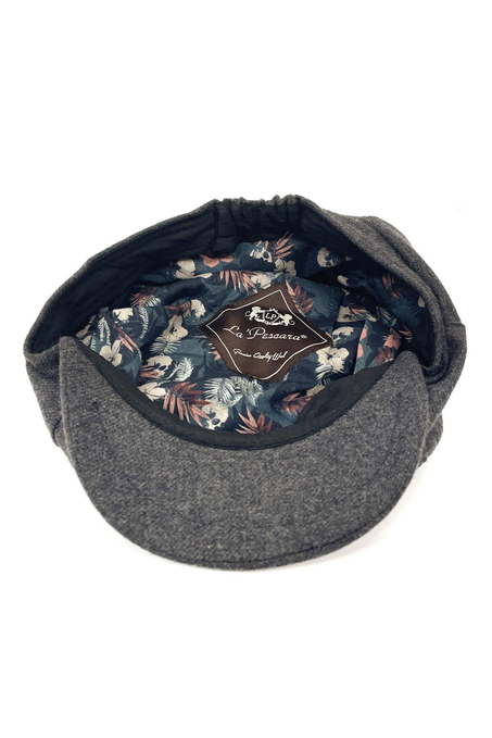 Gri Yün Erkek Kasket Şapka KST50