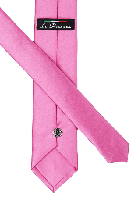 İran Pembesi Düz Slim Kravat SK4516